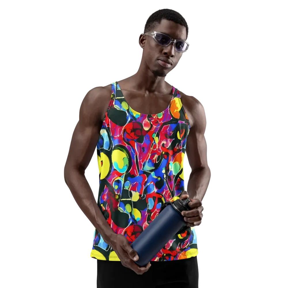 Kaleidoscope Fever on Men's Tank Top — Front
