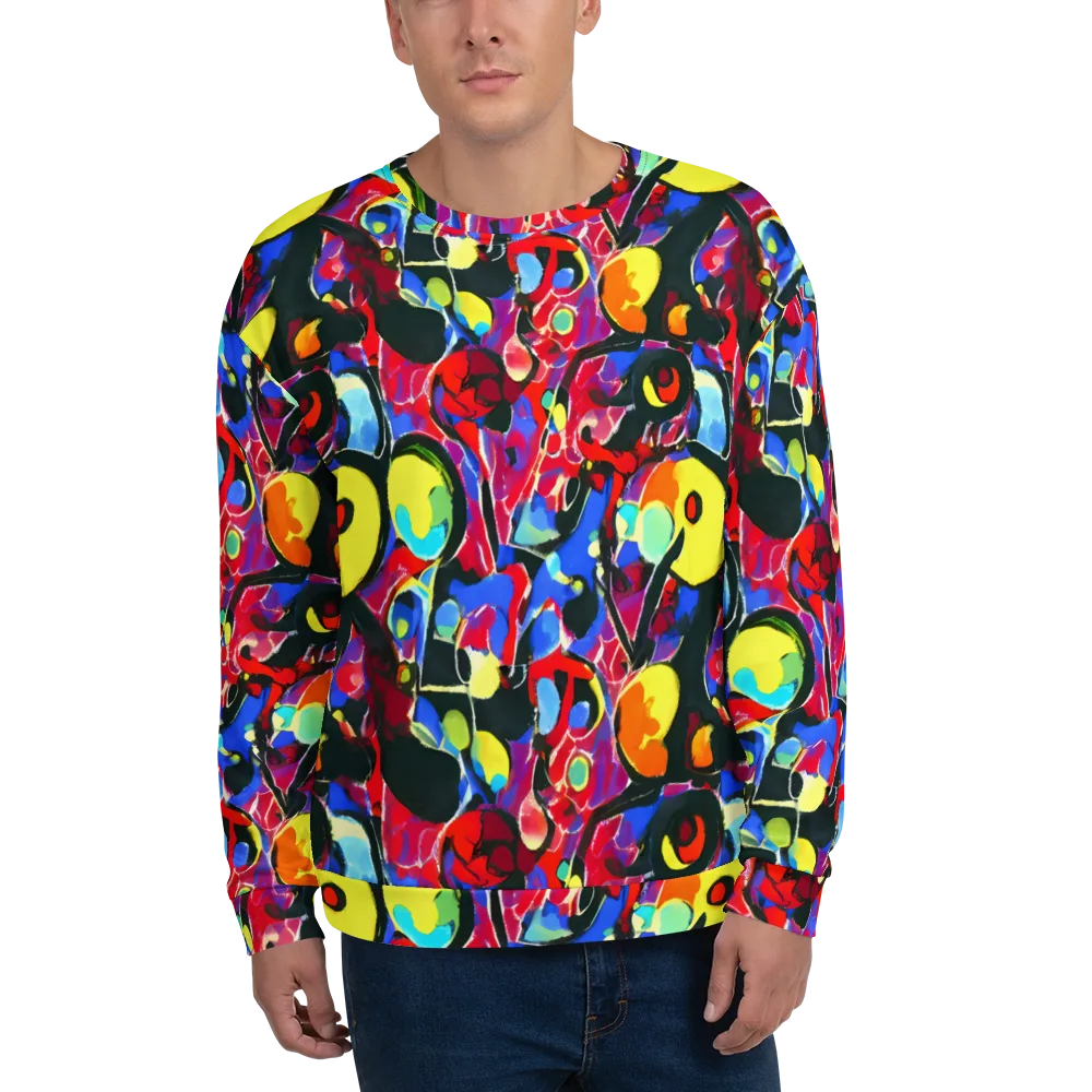 Kaleidoscope Fever on Sweatshirt — Front
