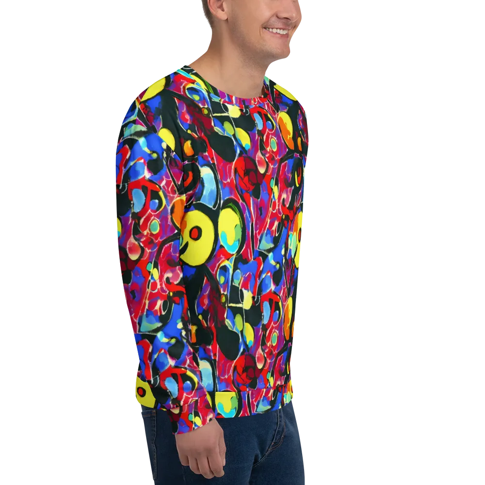 Kaleidoscope Fever on Sweatshirt — Right Front