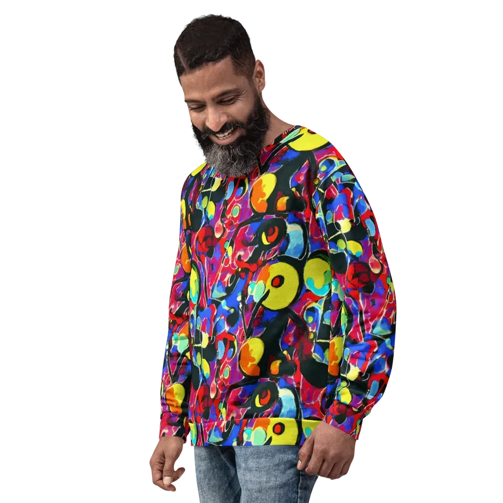 Kaleidoscope Fever on Sweatshirt — Left Front