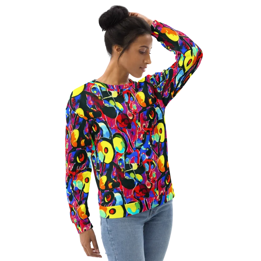 Kaleidoscope Fever on Sweatshirt — Right Front