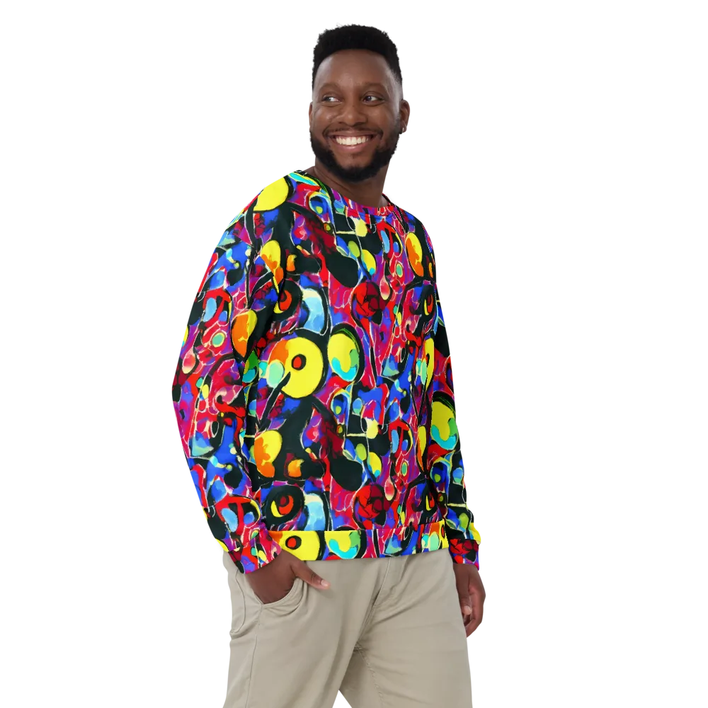 Kaleidoscope Fever on Sweatshirt — Front