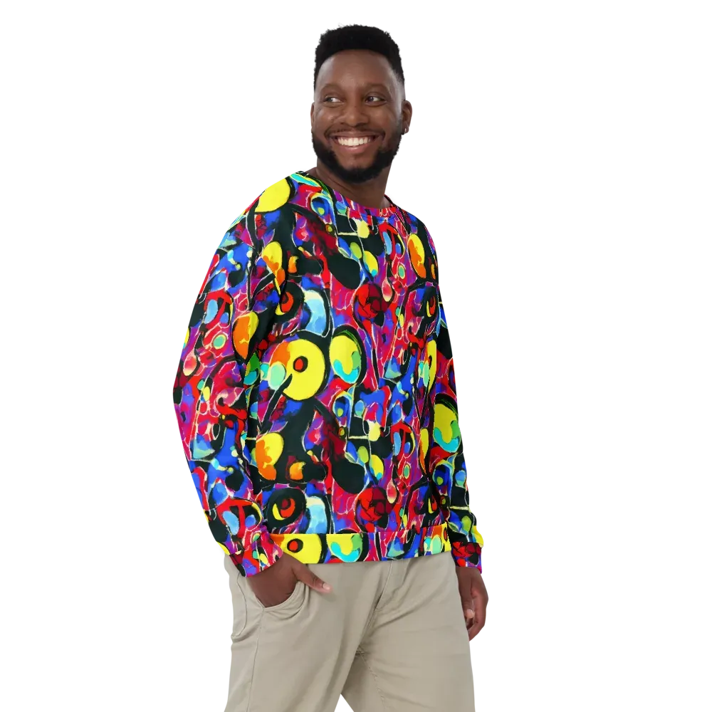 Kaleidoscope Fever on Sweatshirt — Front