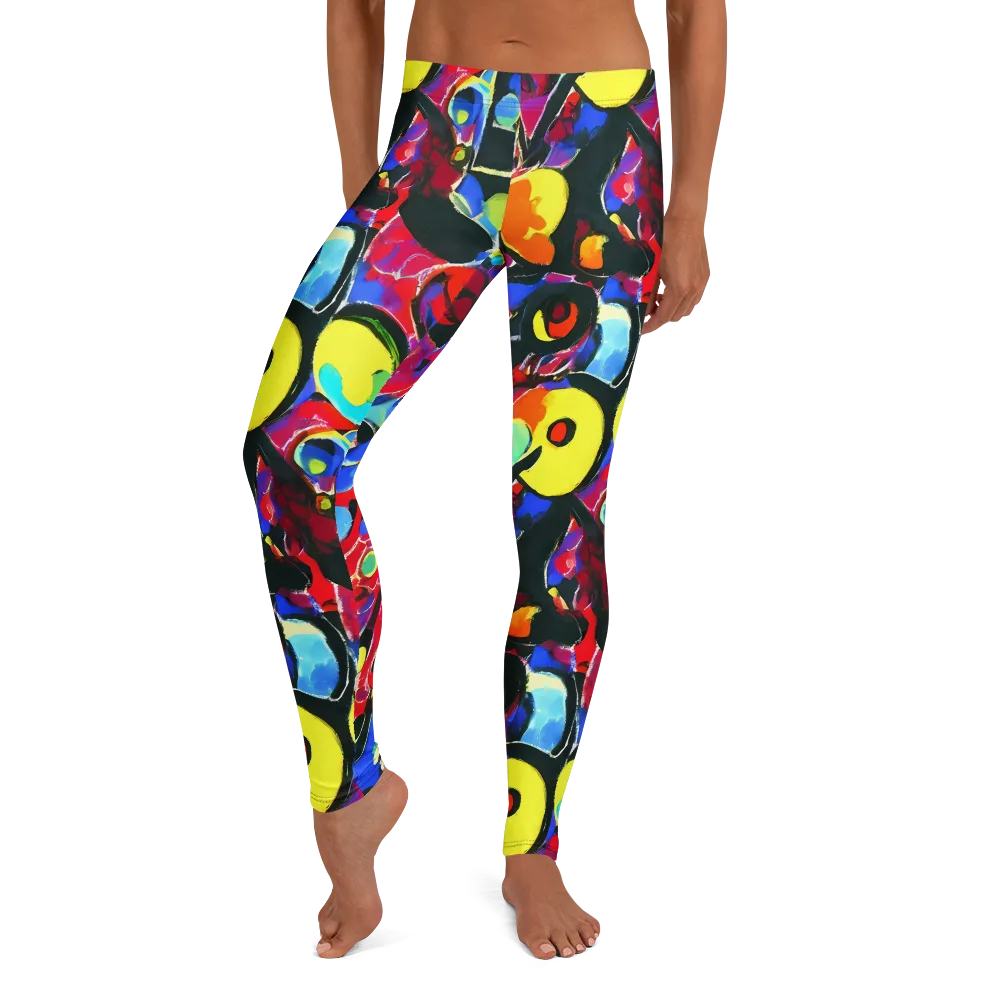 Kaleidoscope Fever on Leggings — Front