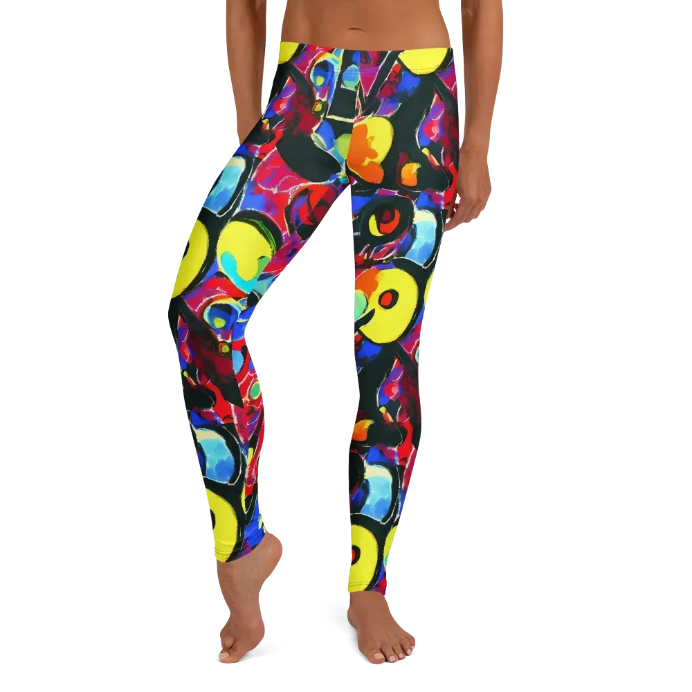 Kaleidoscope Fever on Leggings — Front