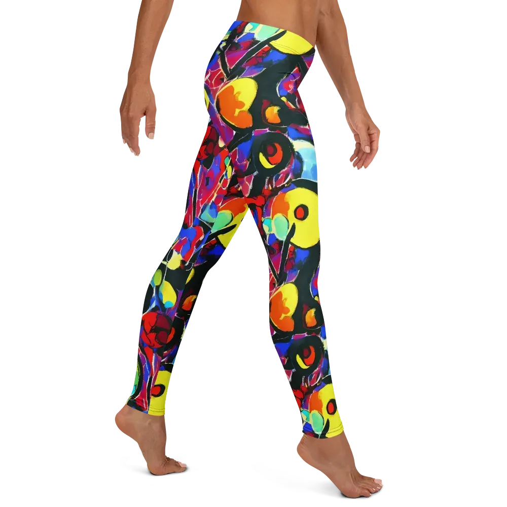Kaleidoscope Fever on Leggings — Right