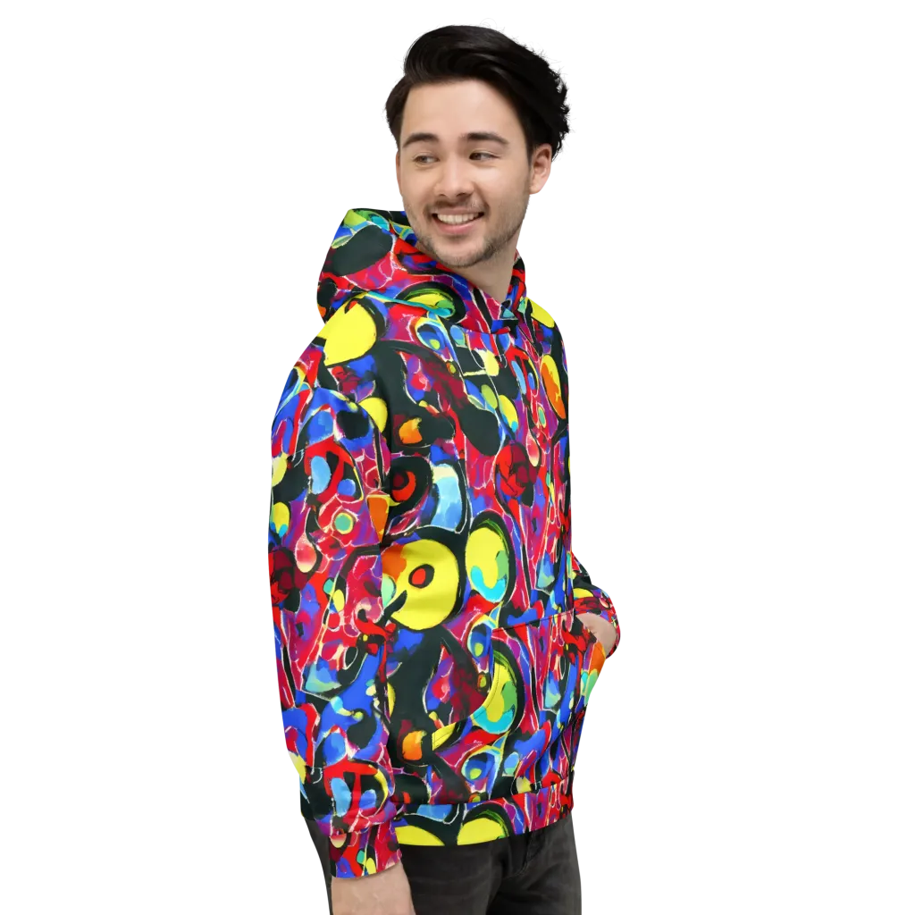 Kaleidoscope Fever on Hoodie — Right