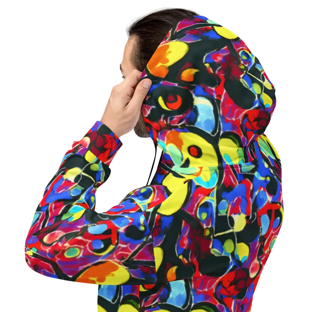 Kaleidoscope Fever on Hoodie — Back
