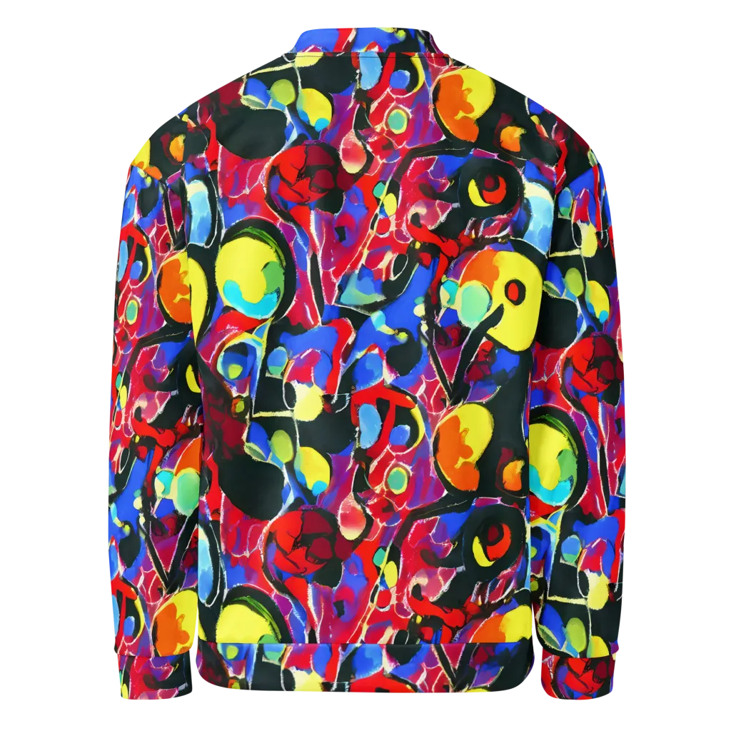 Kaleidoscope Fever on Bomber Jacket — Back