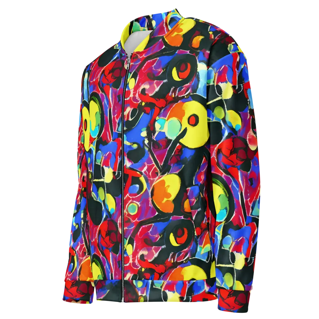 Kaleidoscope Fever on Bomber Jacket — Left Front