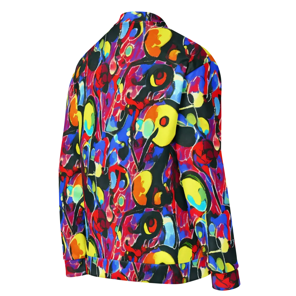 Kaleidoscope Fever on Bomber Jacket — Right Back
