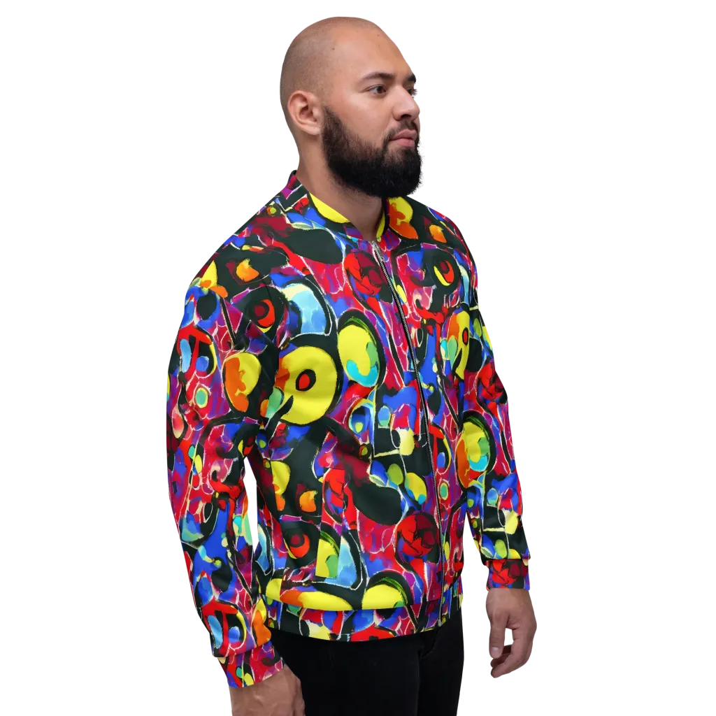 Kaleidoscope Fever on Bomber Jacket — Right