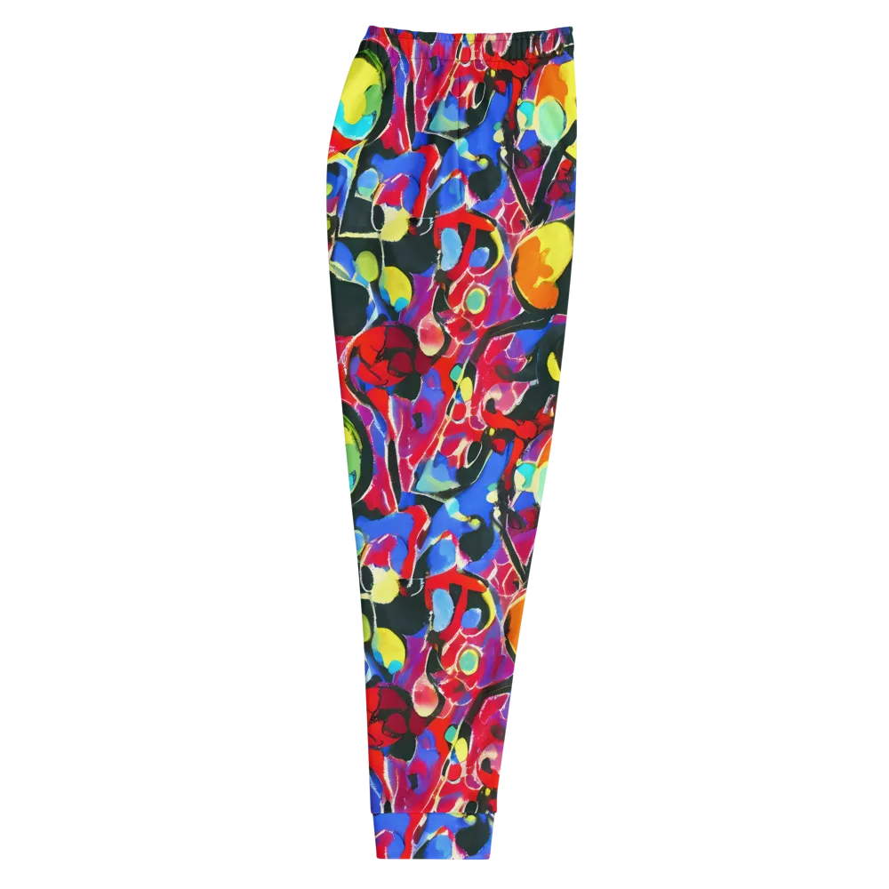 Kaleidoscope Fever on Men's Joggers — Right