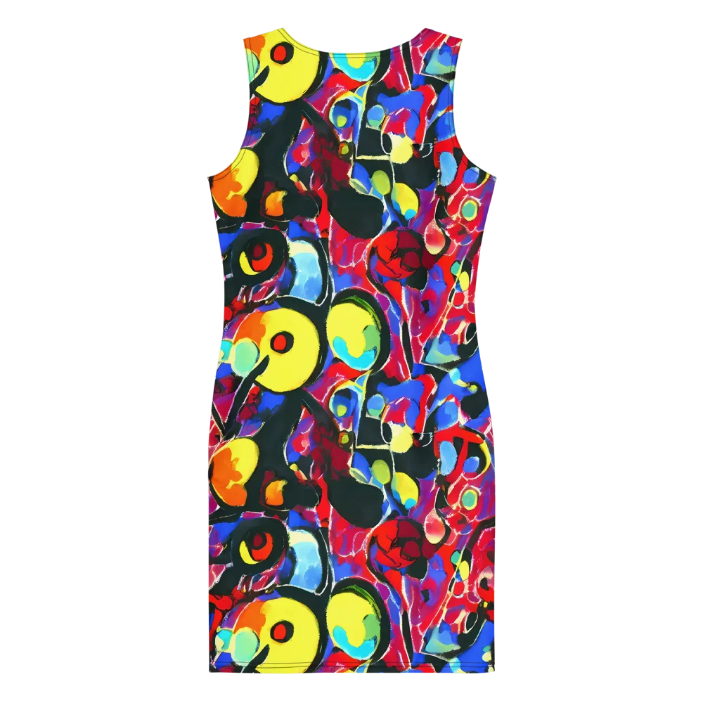 Kaleidoscope Fever on Bodycon Dress — Back