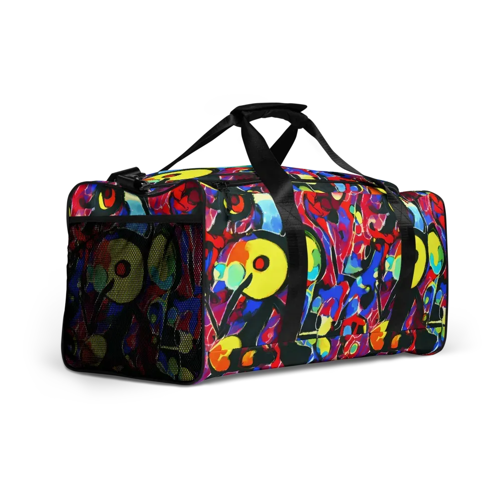 Kaleidoscope Fever on Duffle Bag — Right Front