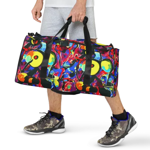 Kaleidoscope Fever on a Duffle Bag
