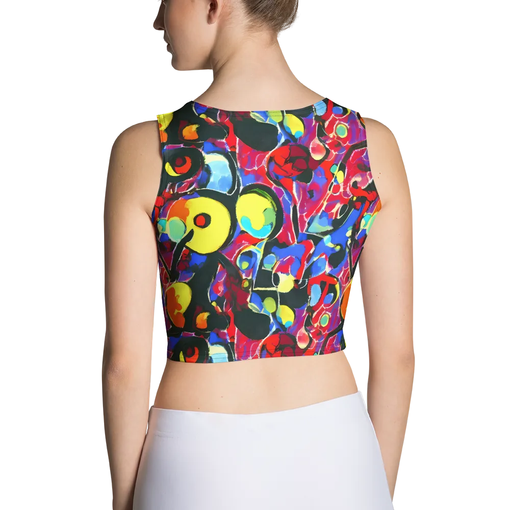 Kaleidoscope Fever on Crop Top — Back