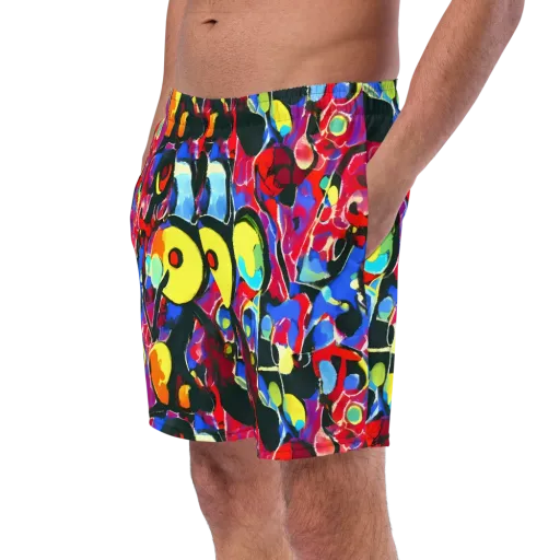 Kaleidoscope Fever on a Swim Trunks