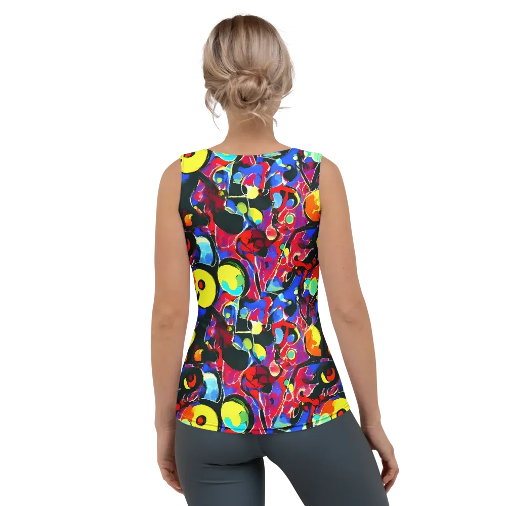 Kaleidoscope Fever on Women's Tank Top — Back
