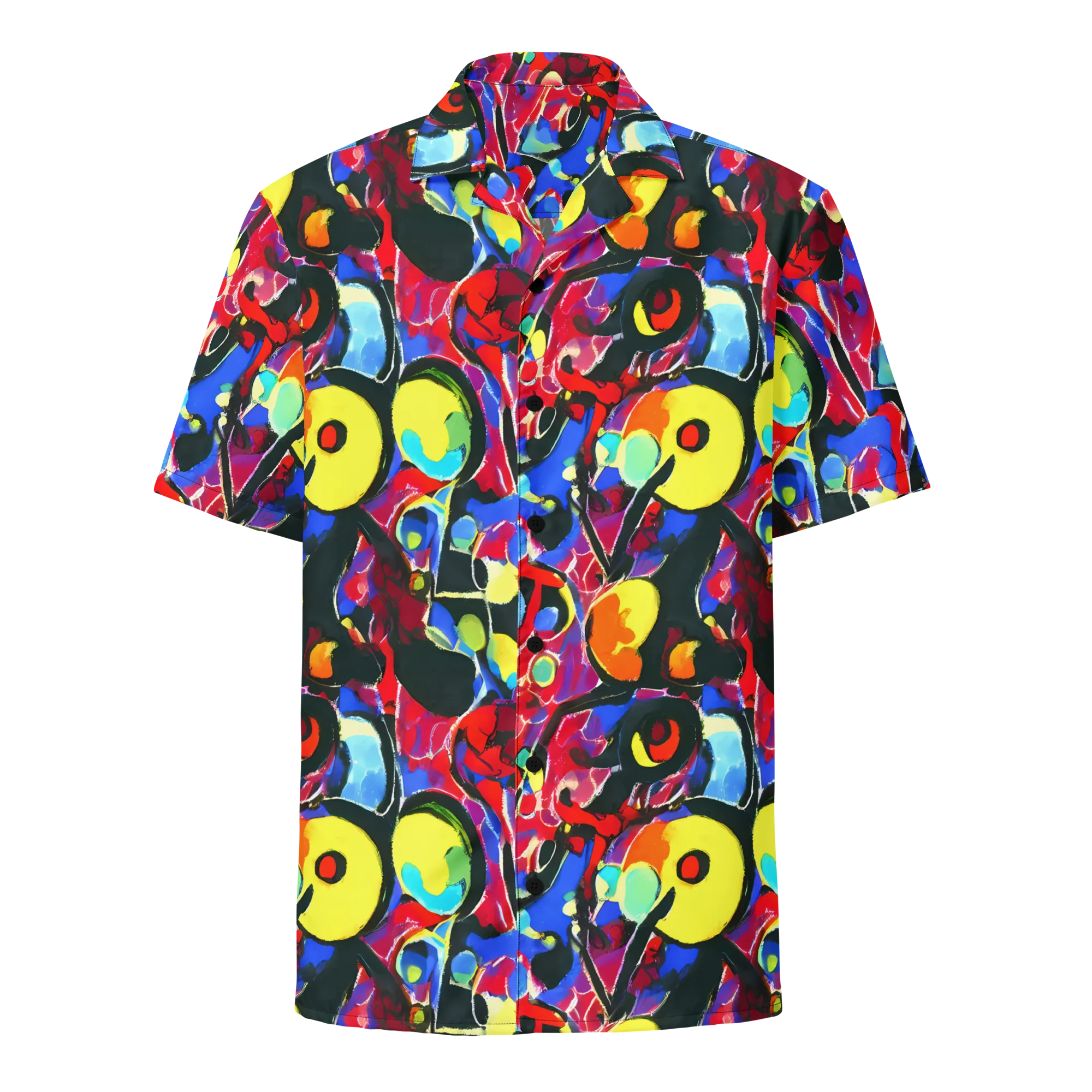 Kaleidoscope Fever on Button Shirt — Front