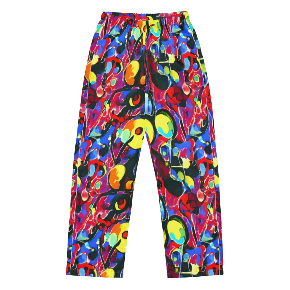 Kaleidoscope Fever on Women's Pajama Pants — Front