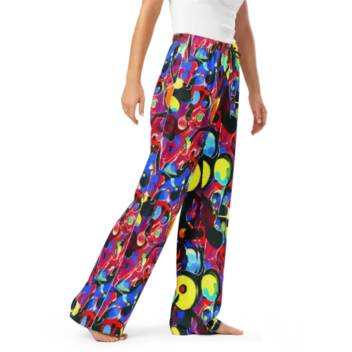 Kaleidoscope Fever on a Women's Pajama Pants