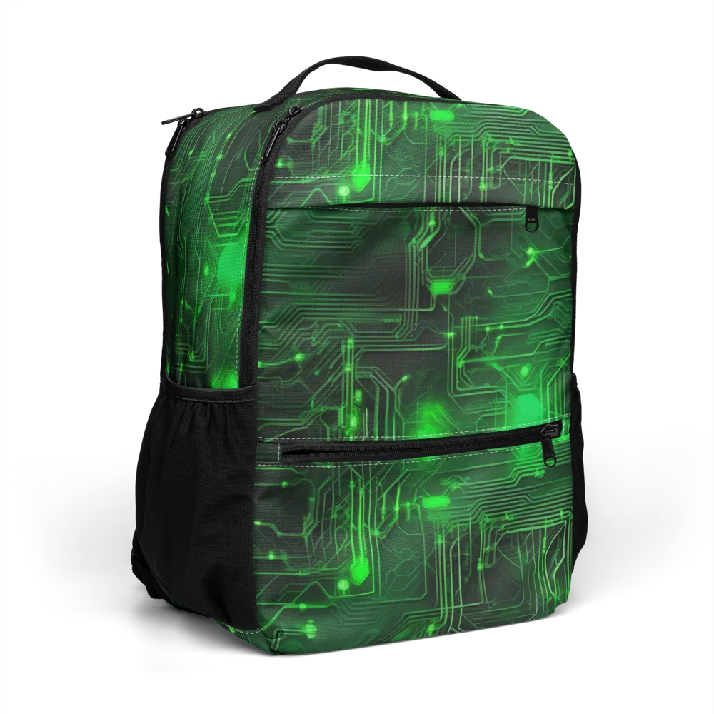 Silicon Moss on Utility Backpack — Right Front