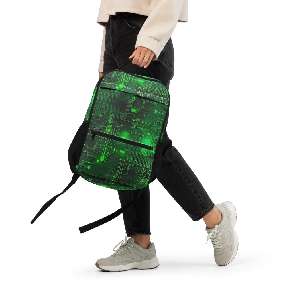 Silicon Moss on Utility Backpack — Front