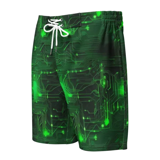 Silicon Moss on a Men's Board Shorts