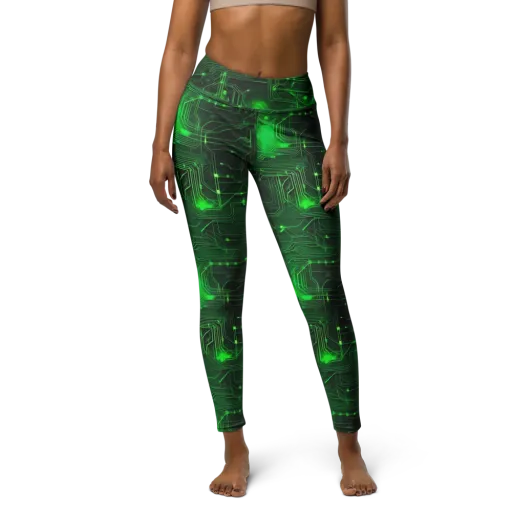 Silicon Moss on a Yoga Leggings