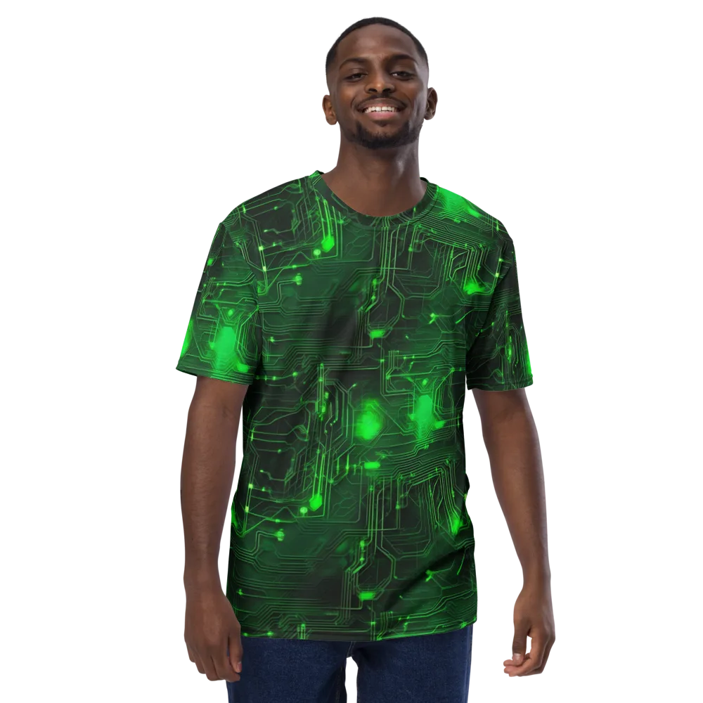 Silicon Moss on Men's Crew Neck T-Shirt — Front