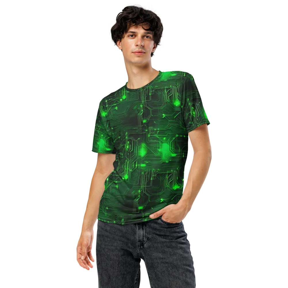 Silicon Moss on Men's Crew Neck T-Shirt — Front