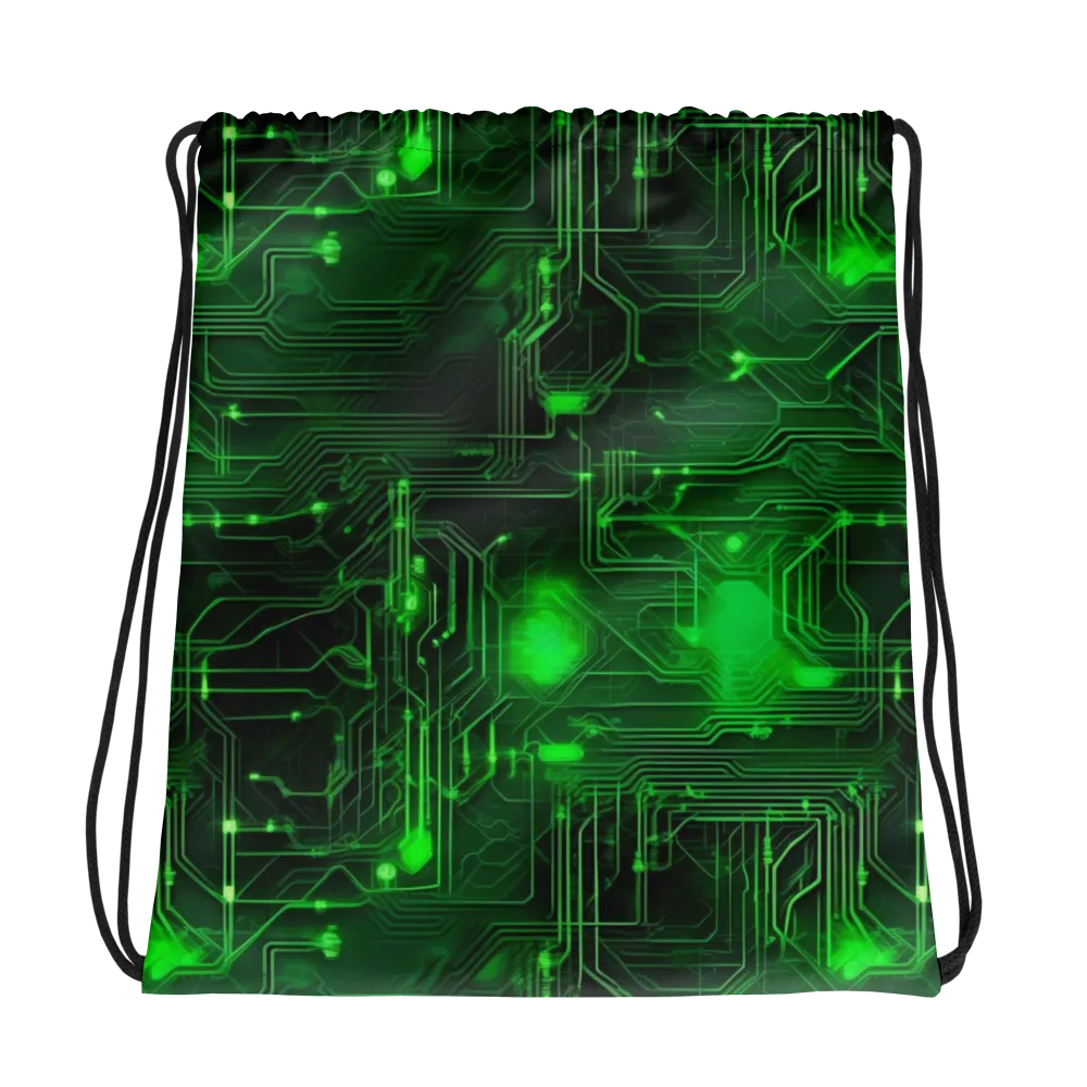 Silicon Moss on Drawstring Bag — Photo