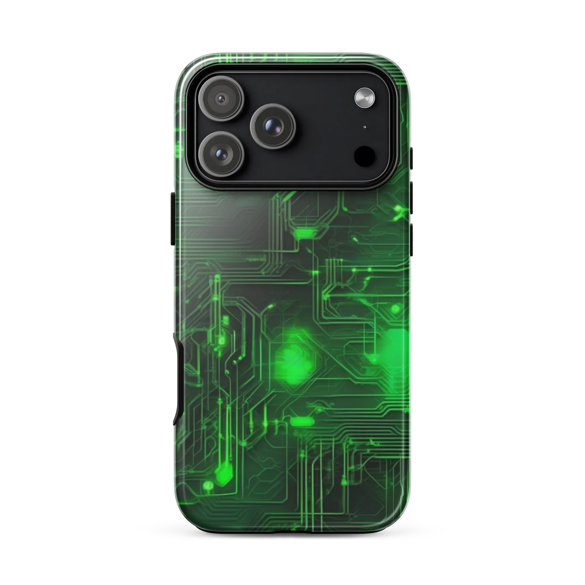 Silicon Moss on Tough Case for iPhone® — Front
