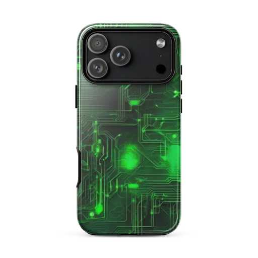 Silicon Moss on a Tough Case for iPhone®