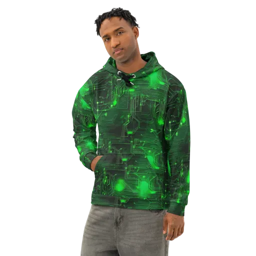 Silicon Moss on a Cotton Hoodie