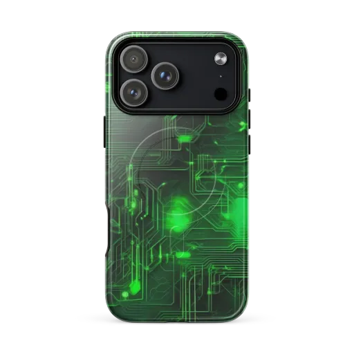 Silicon Moss on a MagSafe Tough Case for iPhone®