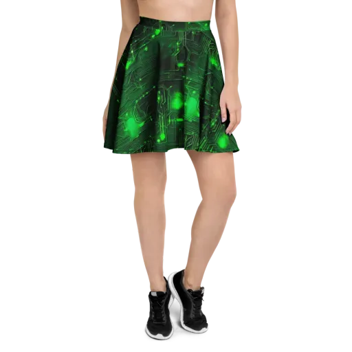 Silicon Moss on a Skater Skirt