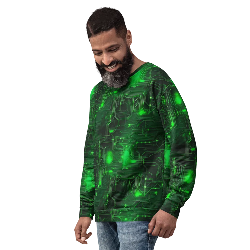 Silicon Moss on Sweatshirt — Left Front