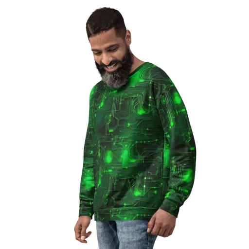 Silicon Moss on a Sweatshirt