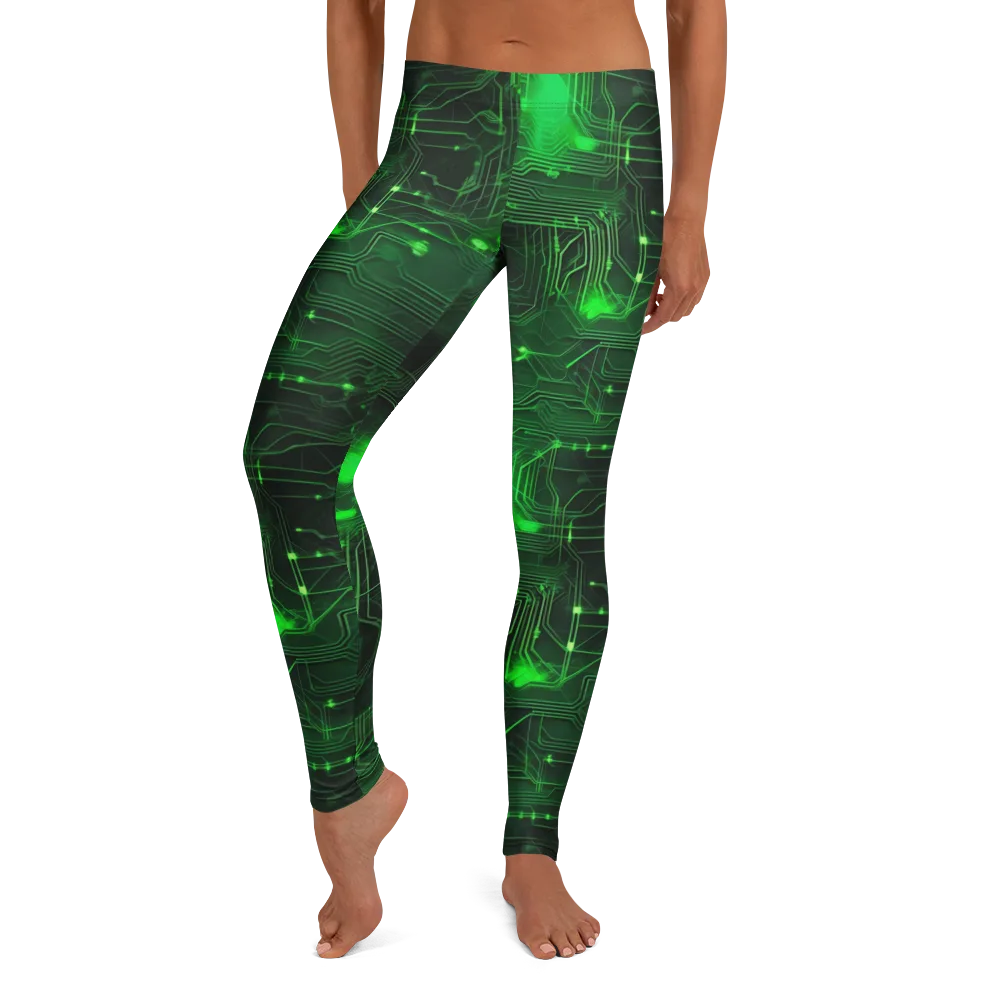 Silicon Moss on Leggings — Front
