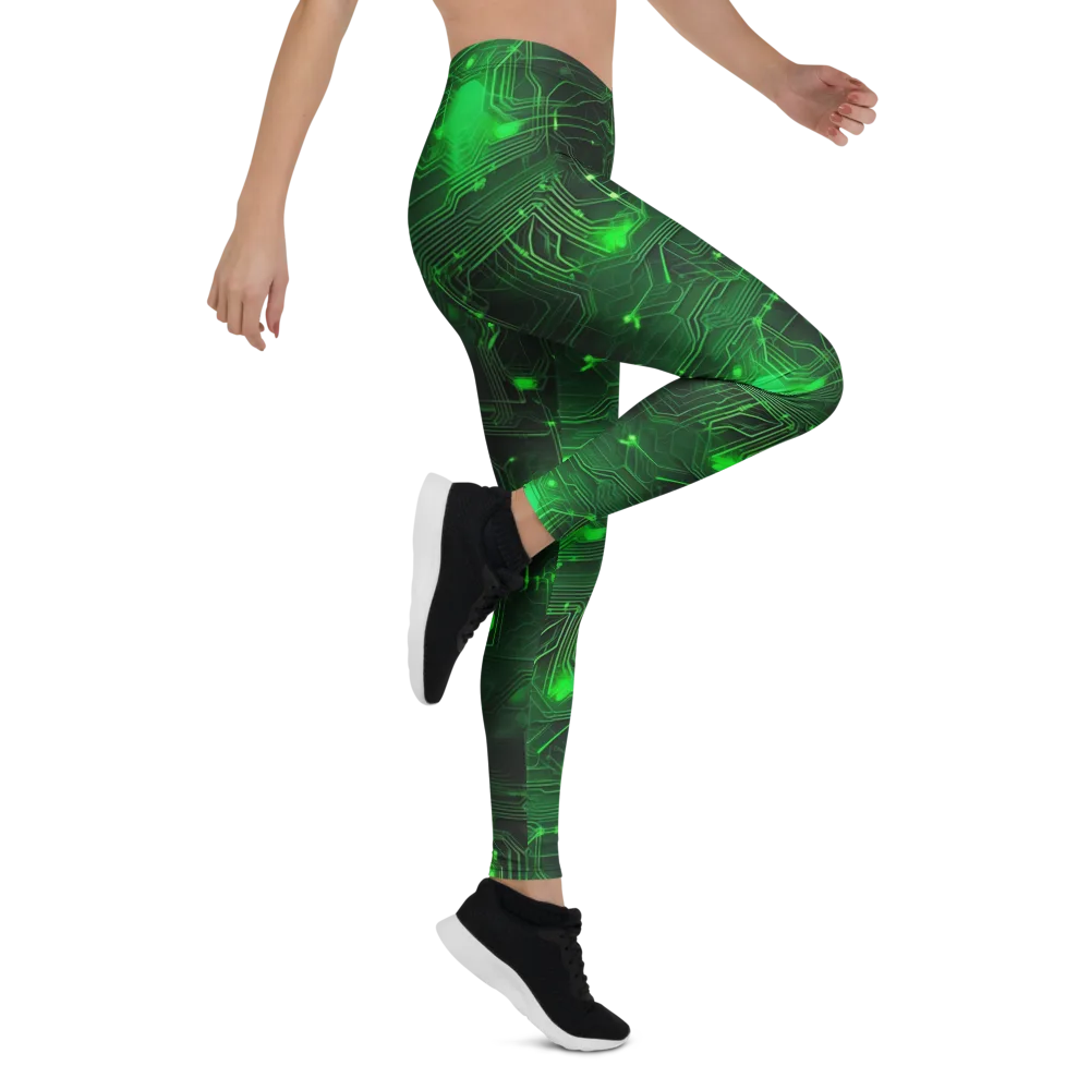 Silicon Moss on Leggings — Right