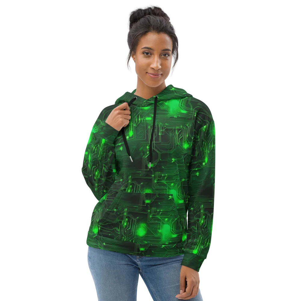 Silicon Moss on Hoodie — Front