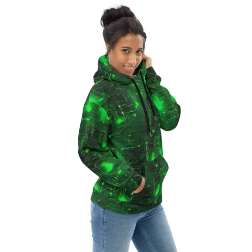 Silicon Moss on a Hoodie