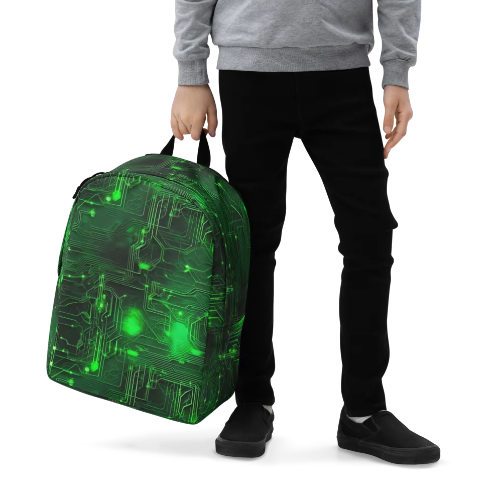 Silicon Moss on Minimalist Backpack — Zoomed-in