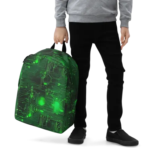 Silicon Moss on a Minimalist Backpack