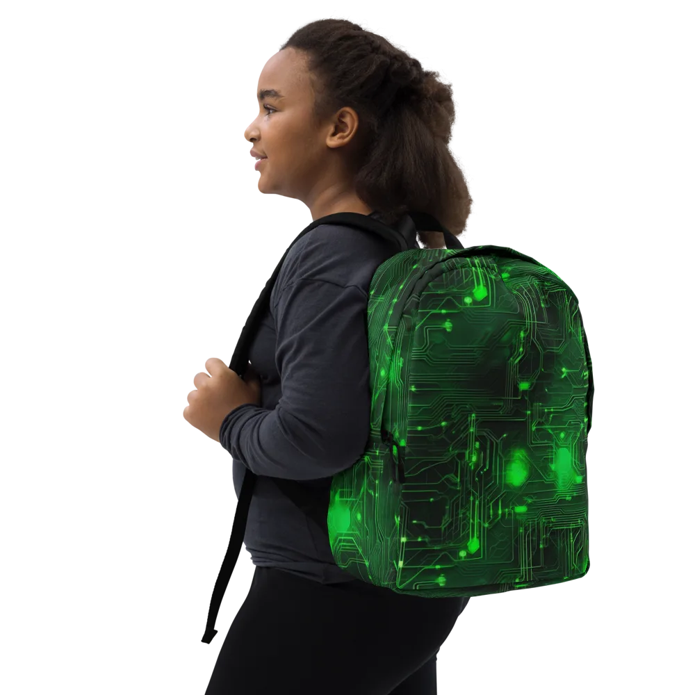 Silicon Moss on Minimalist Backpack — Right Front