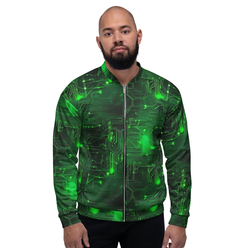 Silicon Moss on Bomber Jacket — Front