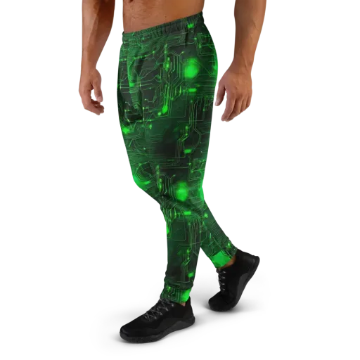 Silicon Moss on a Men's Joggers