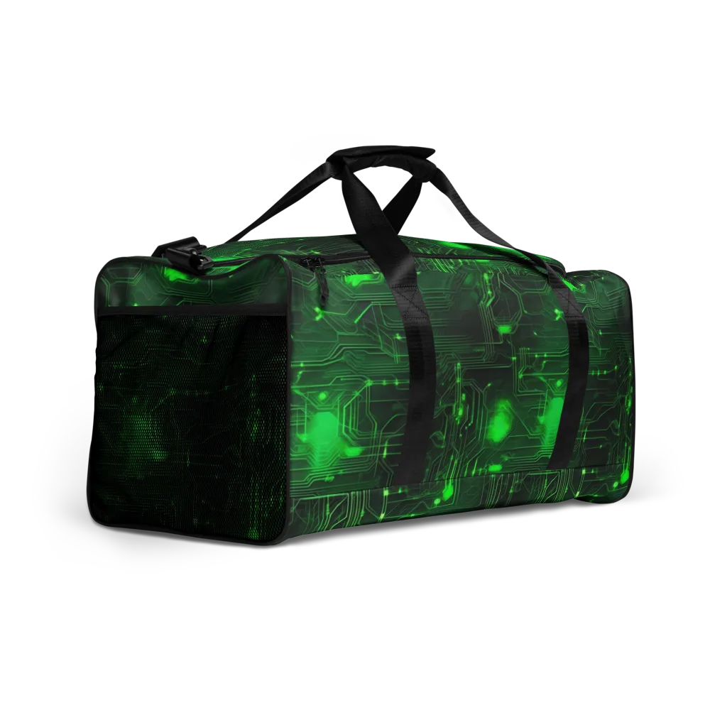 Silicon Moss on Duffle Bag — Right Front